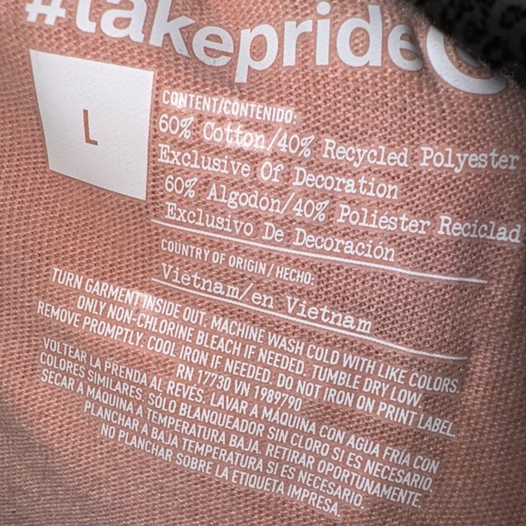 Target Take pride women’s long a-line maxi dress coral multicolor print Sz:L - Picture 4 of 8